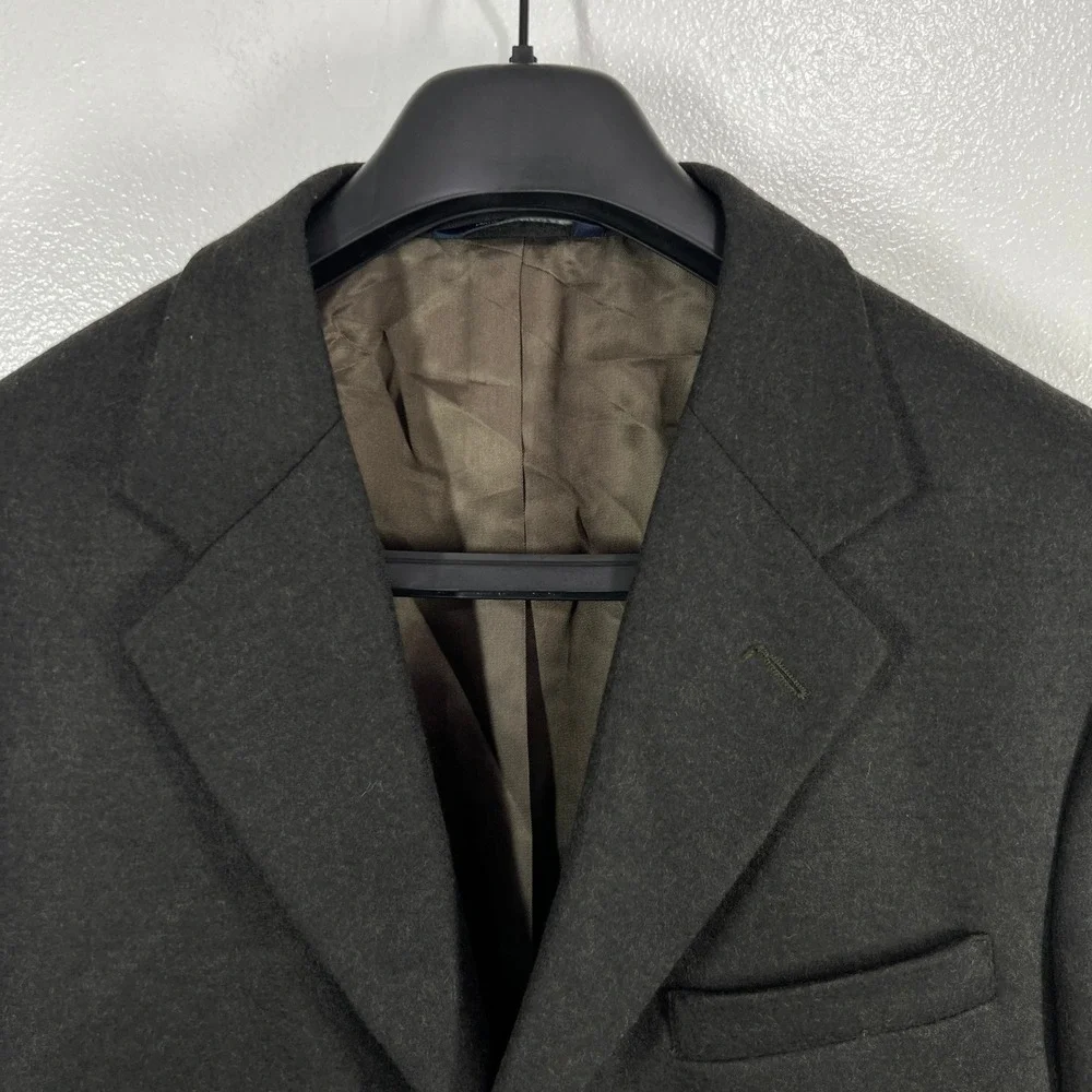 Brooks Brothers‎ 100% Wool Blazer Sport Coat 40R Mens Brown Jacket 3 Buttons